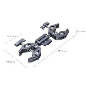   SmallRig Dupla Szuper-Rögzítő Billincs -Fotós Super Clamp [4103B]