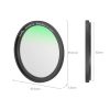 Smallrig MagEase Mágneses Okostelefon 1/4 BlackMist Szűrő Kit (52 mm) (4217)