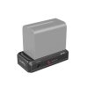 SmallRig NP-F akkumulátoradapter-rögzítő készlet -NP-FZ100 dummy akkumulátor-tápkábellel (4341)
