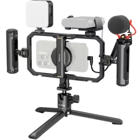   SmallRig All-in-One Pro mobil videókészlet –gyorskioldó, cage, mikrofon, LED (4704)