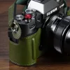 SmallRig Fujifilm X-T50 Bőr féltok készlet -zöld (4711)