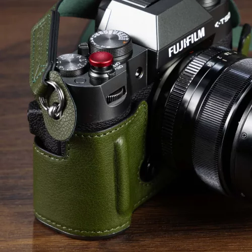 SmallRig Fujifilm X-T50 Bőr féltok készlet -zöld (4711)