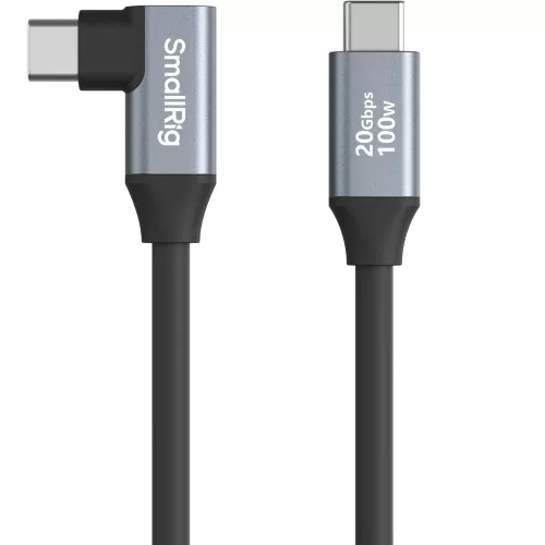 SmallRig USB-C (egyenes)-USB-C (derékszög) adatkábel -60cm (4791)
