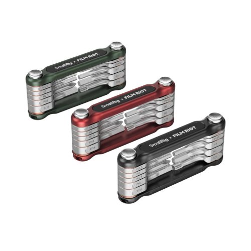 SmallRig x FILM RIOT 10in1 Detent Összecsukható Multi Tool Készlet (Zöld)