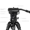 SmallRig Potato Jet TRIBEX Hidraulikus Szénszálas Fotós Állvány/Tripod - 180cm (4858)