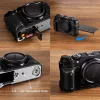 SmallRig Fujifilm X-M5 Bőr féltok készlet -fekete (4879)