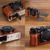 SmallRig Fujifilm X-M5 Bőr féltok készlet -barna (4880)
