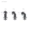 SmallRig Dönthető, forgatható monitor adapter -1/4"-20 (4886)