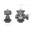 SmallRig HawkLock Gyorskioldó monitor adapter -H21 cold shoe (4888)