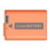 SmallRig Sony NP-FW50 USB C újratölthető fényképezőgép akkumulátor (narancssárga) (4965)