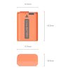 SmallRig Sony NP-FW50 USB C újratölthető fényképezőgép akkumulátor (narancssárga) (4965)