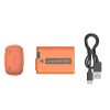 SmallRig Sony NP-FW50 USB C újratölthető fényképezőgép akkumulátor (narancssárga) (4965)