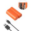 SmallRig Nikon EN-EL15c USB C újratölthető fényképezőgép akkumulátor (narancssárga) (4966)