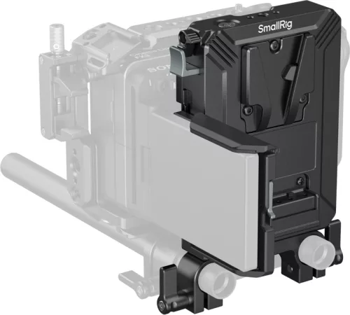 SmallRig V-Mount akkumulátor rögzítő lemez készlet -15mm LWS rudakhoz (5226) - fekete