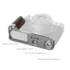 SmallRig 5265 L-alakú rögzítőlap fa markolattal FUJIFILM GFX100RF fényképezőgéphez (ezüst)