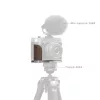 SmallRig 5265 L-alakú rögzítőlap fa markolattal FUJIFILM GFX100RF fényképezőgéphez (ezüst)