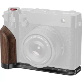   SmallRig 5266 L-alakú rögzítőlap fa markolattal FUJIFILM GFX100RF fényképezőgéphez (fekete)