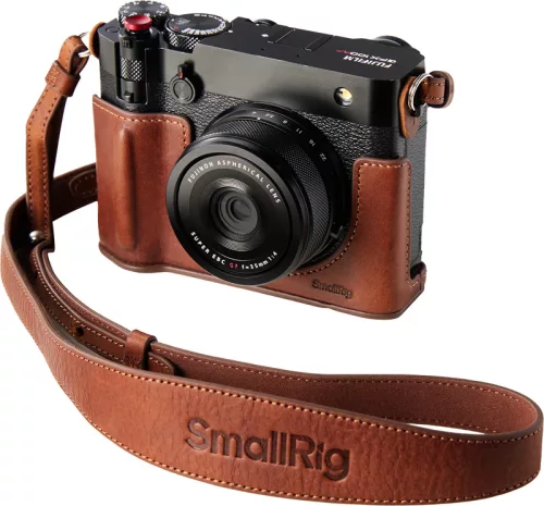 SmallRig 5268 bőrtok készlet FUJIFILM GFX100RF fényképezőgéphez (barna)