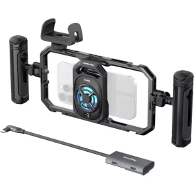   SmallRig mobiltelefon all-in-one hűtéses kétkezes videószett (5276) - fekete