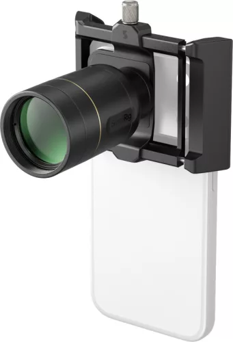 SmallRig 2x mobiltelefon telekonverter teleobjektív + makró lencsekészlet - T-Mount (5334) - fekete