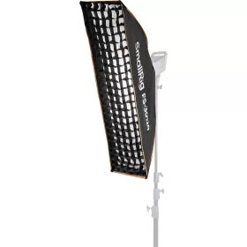   SmallRig FS-30120 nyitható strip softbox + méhsejtrács 30x120cm - Bowens bajonett (5370) - fekete