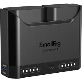   SmallRig Turbo Charging Kit NP-FZ100 dupla akkumulátor USB-C gyorstöltő (5483) – fekete