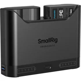   SmallRig Turbo Charging Kit EN-EL15c dupla akkumulátor USB-C gyorstöltő (5486) - fekete