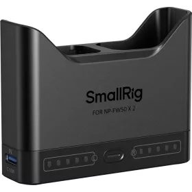 SmallRig NP-FW50 dupla akkumulátor töltő (5493) - fekete