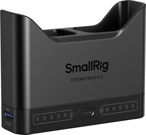 SmallRig NP-FW50 dupla akkumulátor töltő (5493) - fekete
