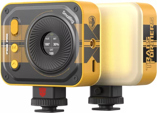 SmallRig Vibe P108 Pro mini LED videólámpa - BumbleBee kiadás (5511) - sárga/fekete