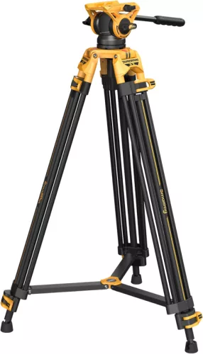 SmallRig videóállvány + nagy teherbírású fluid fej AD-01 - BumbleBee kiadás (5523) - fekete/sárga