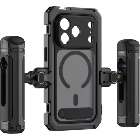   SmallRig iPhone 17 Pro mobil dupla kézi videós rig készlet (5540) - fekete