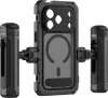 SmallRig iPhone 17 Pro Max mobil dupla kézi videós rig készlet (5541) - fekete