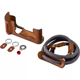   SmallRig FUJIFILM X-T30/X-T30 II/X-T30 III fél bőr tok készlet (5670) - barna