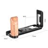SmallRig Fujifilm GFX 50R L-Bracket, L-konzol markolat