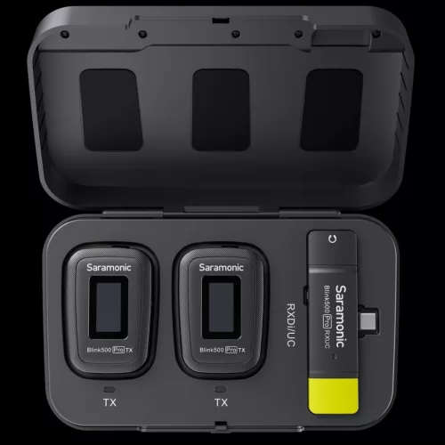 Saramonic Blink 500 Pro mikrofon USB-C csatlakozós egység töltőtok (pótalkatrész) - B5+B6