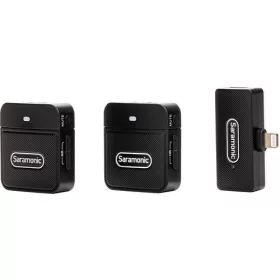   Saramonic Blink100 B4 2.4Ghz Két-csatornás Vezetéknélküli Mikrofon Kit (Apple iOS/ iPhone Lightning csatlakozóval)| 2+1