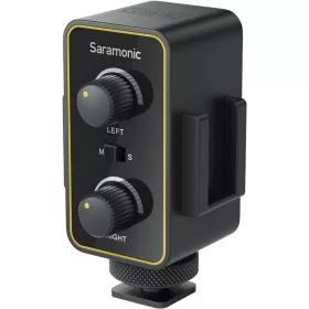   Saramonic BlinkMixer Két-csatornás Audio-keverő - Kamera Cold-Shoe (Vakupapucs) rögzíthető Audio-mixer