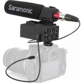   Saramonic MixMic XLR Shotgun Mikrofon & Két-csatornás Audio-keverő -Puskamikrofon / Audio-mixer Kit