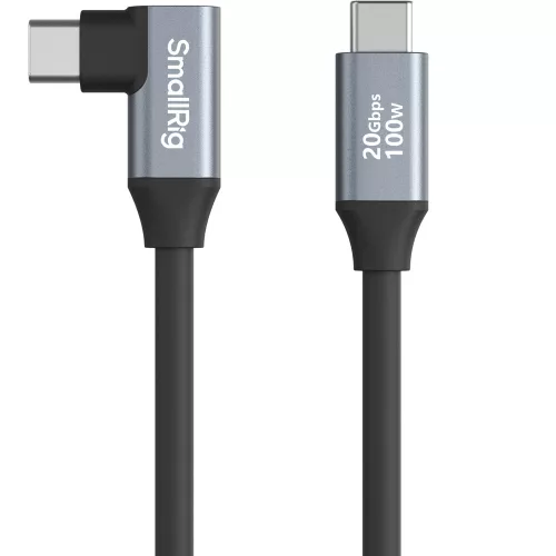 SmallRig USB-C (egyenes)-USB-C (derékszög) adatkábel -35cm (4790)
