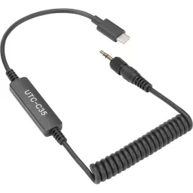   Saramonic LC-C35 3.5mm Jack (Rögzíthető Male) – USB-C (Type-C) (Male) Audio adapter, átalakító kábel (45cm)