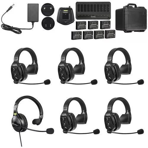 Saramonic WiTalk9 WT6S Full-Duplex vezeték nélküli intercom rendszer - 6 személyes