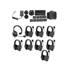   Saramonic WiTalk9 WT9S 9 személyes Full-Deplex 1,9 GHz-es vezeték nélküli fejhallgatós intercom rendszer és hordtáska