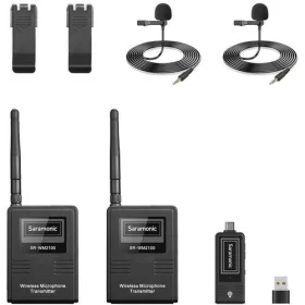   Saramonic WM2100 U2 2.4Ghz Dual Vezetéknélküli Mikrofon Kit| 2+1