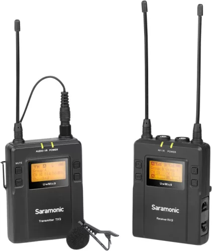 Saramonic UwMic9 (TX9+RX9) vezeték nélküli mikrofonkészlet