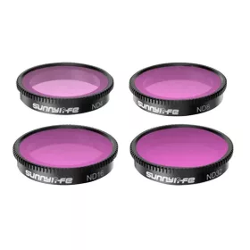  4 darabos Sunnylife ND4 ND8 ND16 ND32 szűrőkészlet Insta360 GO 3/2 készülékhez.