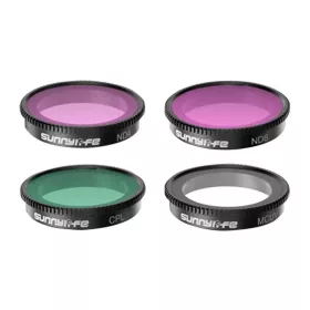   Sunnylife MCUV MCUV CPL ND4 ND8 szűrőkészlet 4 darabból Insta360 GO 3/2.