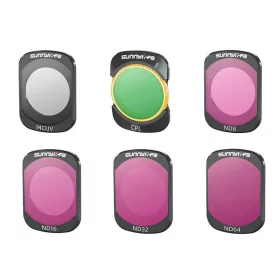   Sunnylife DJI Osmo Pocket 3 MCUV/ CPL/ ND8/ ND16/ ND32/ ND64 Objektívszűrő/ Filter Szett