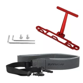   Sunnylife tartó hevederrel a DJI RC / RC 2 vezérlőhöz (piros) ZJ764-R
