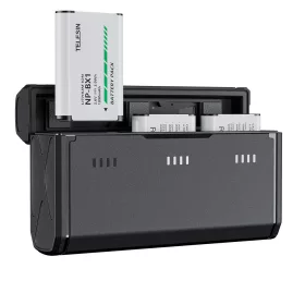   TELESIN Sony NP-BX1 Akkumulátor 3in1 Tripla Töltő + 2db Akku -Battery Charger